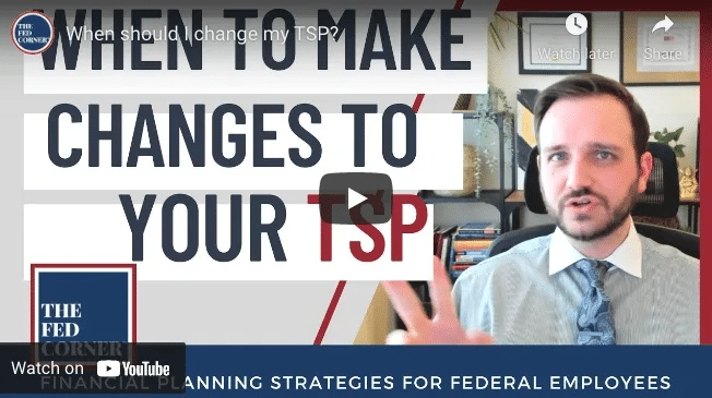 When to make changes to your TSP